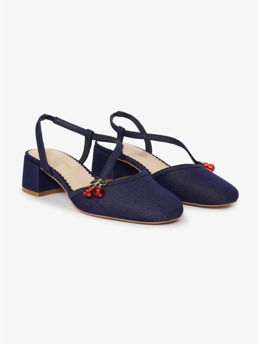 For Love And Lemons dirty Denim Charis Block Heel | US 7 / EU 38 | NWT